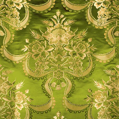 Reale Ribbon Damask Fire Retardant